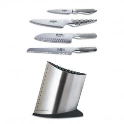 Global Knife 5 Piece Block Set CUTLERY