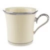 COOKWARE Lenox Solitaire Mug, White, Platinum