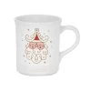 Coffee & Espresso Mugs Le Creuset Noel Collection: 14 Oz. Santa Mug - White W/ Applique