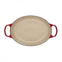 Le Creuset Noel Collection: Signature Oval Dutch Oven - Applique W/ Gold Knob