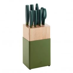 Zwilling J.A. Henckels NOW S 8-Piece Block Set Green CUTLERY