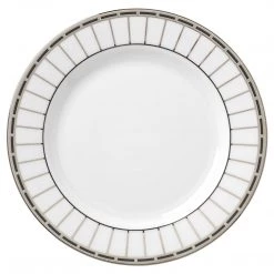 Lenox Platinum Onyx Butter Plate, White