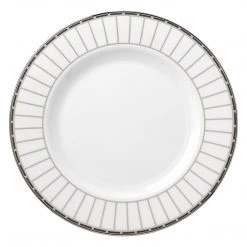 Lenox Platinum Onyx Salad Plate, White COOKWARE