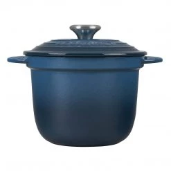 COOKWARE Le Creuset 2.25 QT. Rice Pot With SS Knob & Stoneware Insert - Deep Teal